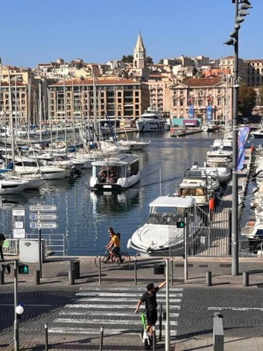 T4 Marseille Vue Imprenable Sur Vieux Port Leilighet Eksteriør bilde